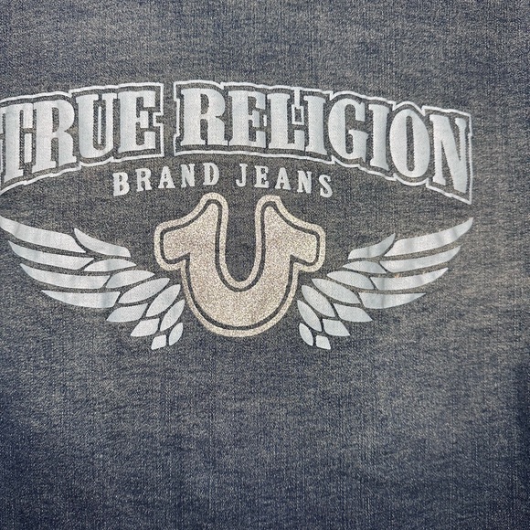 True Religion Blue Denim Shacket - Picture 7 of 9